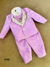 Load image into Gallery viewer, BT1966 Adorable Lilac Baby Boy Party Wear Suit – Perfect for Special Occasions
