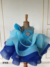 Load image into Gallery viewer, BT1936 Elegant Blue Butterfly Party Dress for Baby Girls
