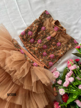Load image into Gallery viewer, BT2056 🌸 Floral Charm Festive Outfit for Little Stars 🌸
