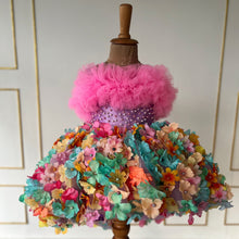 Load image into Gallery viewer, BT1940 Vibrant Floral Party Dress for Baby Girls

