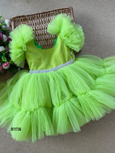 Load image into Gallery viewer, BT1736 Lime Light Party Dress - Sparkle and Frill for Your Little Star
