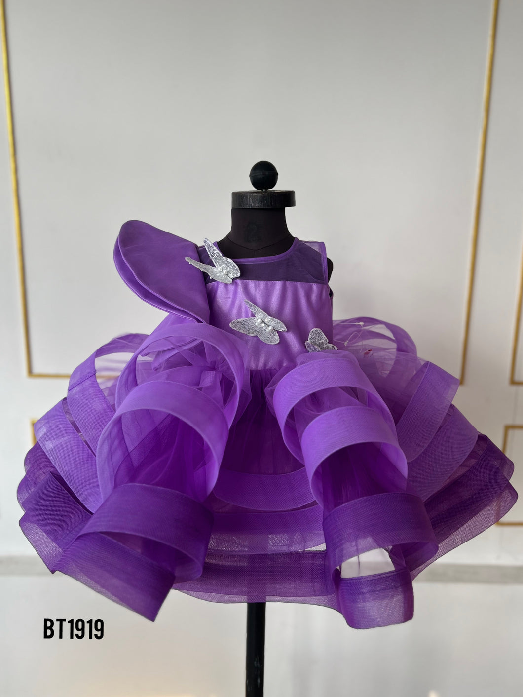 BT1919 Lilac Fairy: Enchanting Baby Party Dress