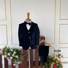 Load image into Gallery viewer, BT2284 🎩 Royal Charm Velvet Tuxedo for Little Gentlemen! 🎩
