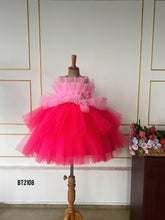 Load image into Gallery viewer, BT2108 Radiant Pink Princess Party Dress with Customization Options 🎀✨
