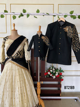 Load image into Gallery viewer, BT2189 Golden Roar Family Combo: Celebrate in Coordinated Elegance 🖤✨
