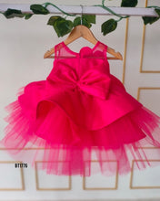 Load image into Gallery viewer, BT1776  Fuchsia Bloom Party Frock - Your Little One&#39;s Dream Come True!
