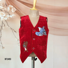 Load image into Gallery viewer, 🎀 BT2493 Royal Cartoon Charm Baby Boy Velvet Blazer Set
