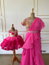Load image into Gallery viewer, BT1881 Radiant Rose Twinning Attire for Mother &amp; Babe
