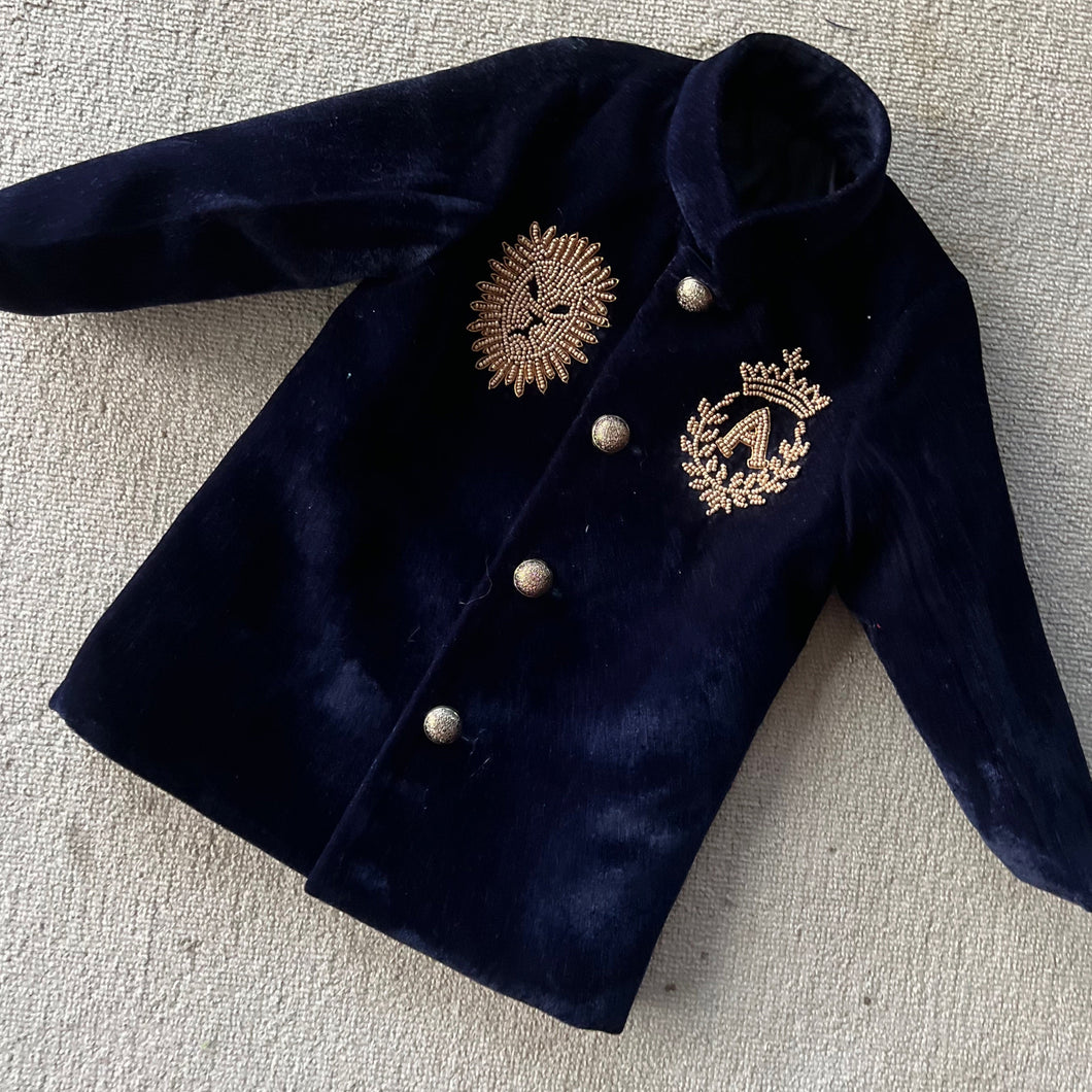 BT2205 Royal Velvet Boys Party Wear Jacket for Special Occassions 🎩✨