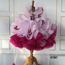 Load image into Gallery viewer, BT1997 🦋 Butterfly Garden Dress – Flutter into Magical Moments 🌸🦋
