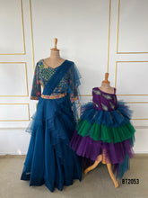 Load image into Gallery viewer, BT2053 🌟 Peacock-Inspired Family Combo for Magical Celebrations 🌟
