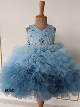 Load image into Gallery viewer, BT2003 ✨Fairy Dream Blue Dress for Your Little Princess! 💙👑
