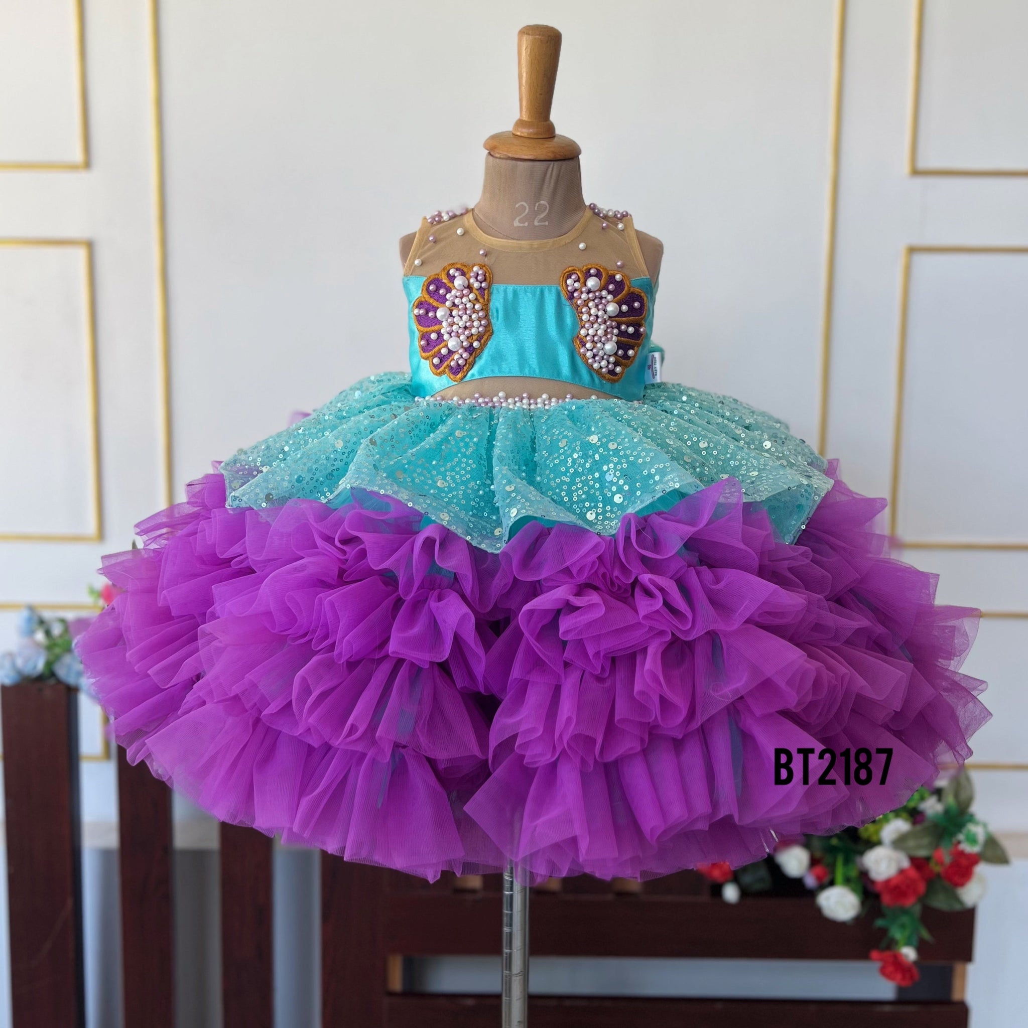 BT2187 Mermaid Magic Party Dress for Little Stars BabyTeen Fashion BT2187 Mermaid Magic Party Dress for Little Stars BabyTeen Fashion