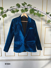 Load image into Gallery viewer, BT2024 Velvet Charm: Dapper Party Jacket Only for Junior Celebrations 🎉✨
