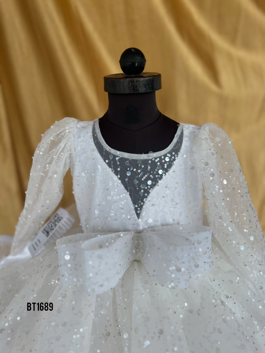 BT1689 Enchanted Sequin Gala Gown for Little Charms