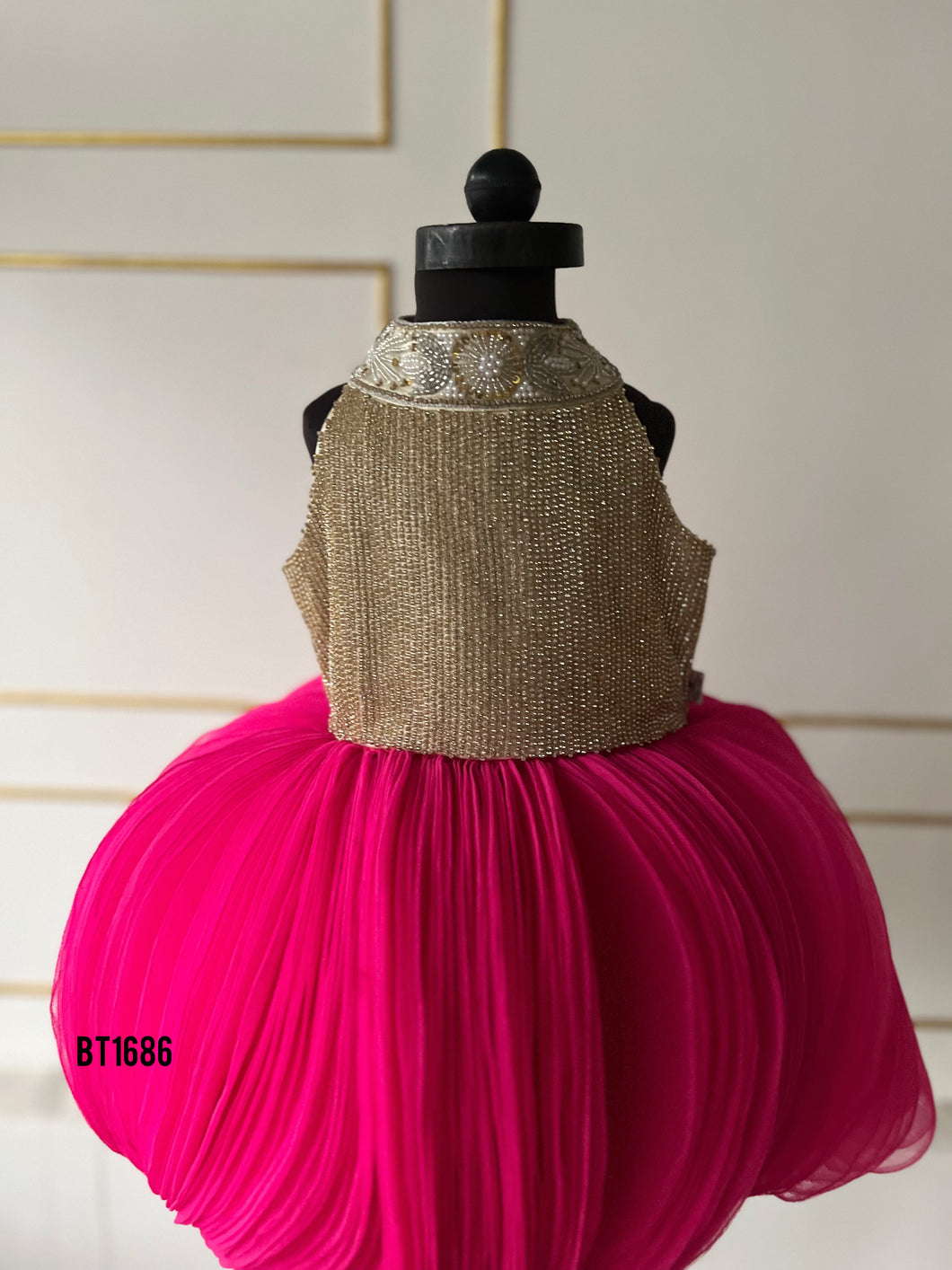 BT1686 Pumpkin Theme Luxury Party Wear