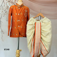 Load image into Gallery viewer, 👑 BT2490 Royal Heritage Dad Jodhpuri with Dhoti Pants
