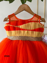 Load image into Gallery viewer, BT1635 Multi Colour Birthday Party Wear Frock  For Baby Girls
