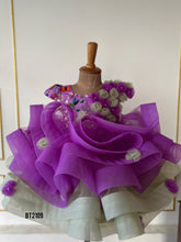 Load image into Gallery viewer, BT2109 Enchanted Purple Blossom Dress with Custom Options 🌸✨
