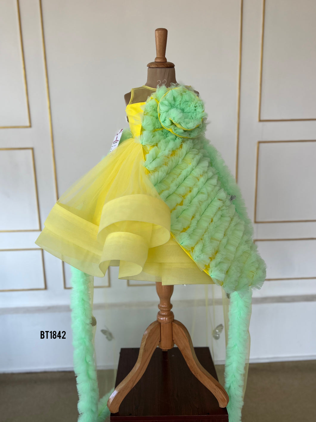 BT1842 Flower Gown - A Fairytale Whisper for Your Little Princess