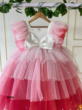 Load image into Gallery viewer, BT1554 Pastel Pearl Beaded  Birthday Frock
