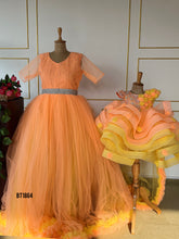 Load image into Gallery viewer, BT1864 Sunkissed Elegance: Sunset Glow Party Frock
