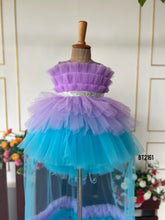 Load image into Gallery viewer, BT2161 Whimsical Lavender &amp; Aqua Princess Gown 🌈👑
