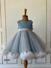 Load image into Gallery viewer, BT1779 Starry Skyline Dress – A Whisk of Clouds and Stars for Your Little One!
