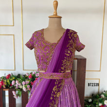 Load image into Gallery viewer, BT2339 👑 Royal Purple Family Twinning Set – A Celebration in Style 💜✨
