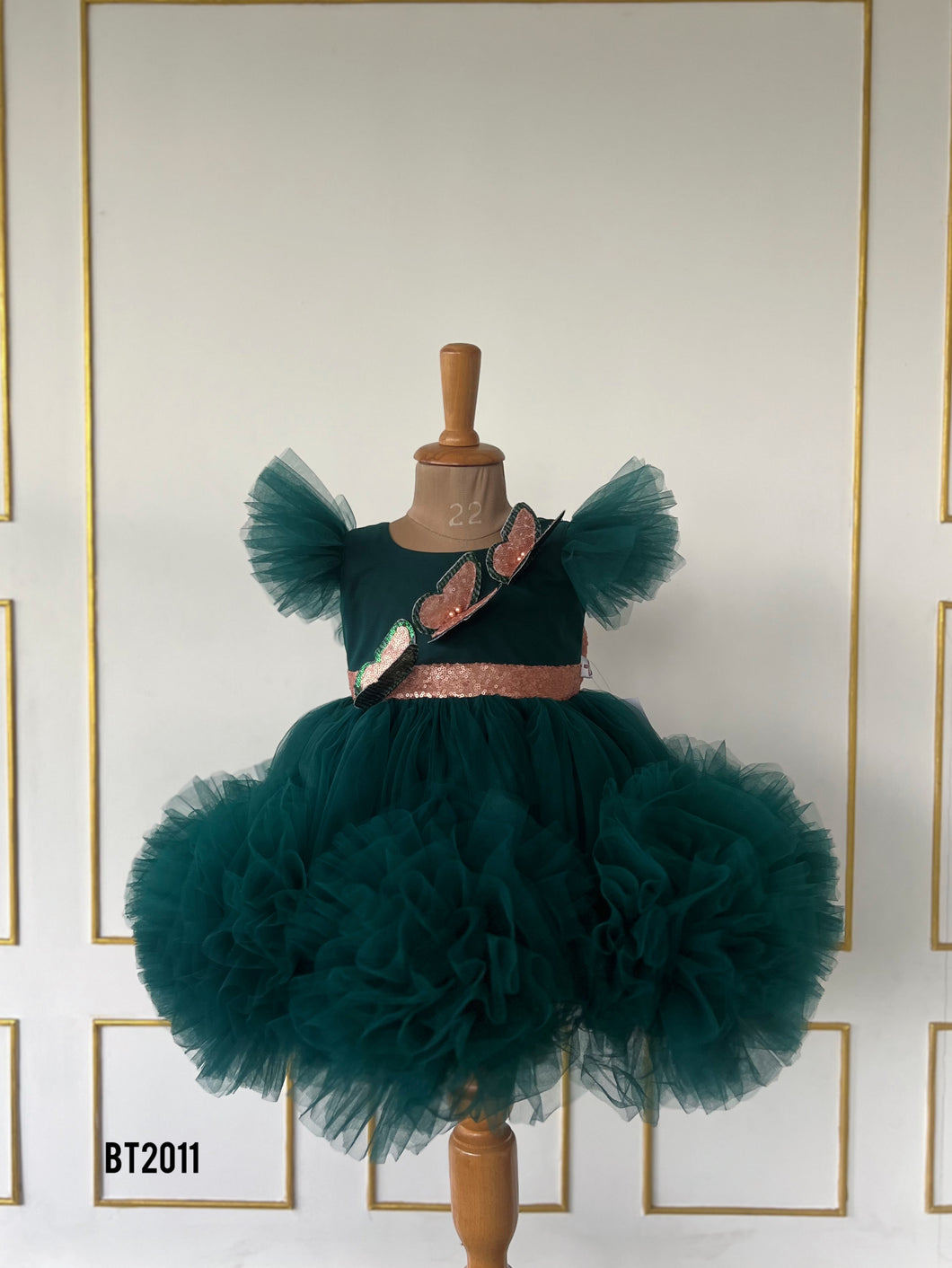 BT2011 🍃 Enchanted Forest Fairy Dress – For Magical Celebrations 🌸🧚‍♀️