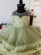 Load image into Gallery viewer, BT1591 Glistening Elegance Baby Gown - Dazzle at Every Soiree!
