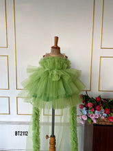 Load image into Gallery viewer, BT2112 Enchanted Green Fairy Layered Dress with Custom Options 🌿✨
