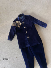 Load image into Gallery viewer, BT2191 Majestic Tiger Velvet Boys Party Wear Jacket: Roar in Style 🐾✨
