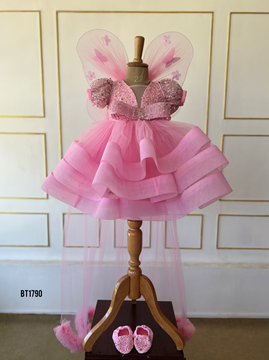 BT1790 Enchanted Pixie Tulle Dress - Sparkle with Every Flutter