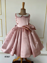 Load image into Gallery viewer, BT2027 Princess Pearl Blush Dress for Little Queens 👑💕
