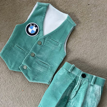 Load image into Gallery viewer, BT2159 Charming Mint Velvet Boys Party Wear Suit 🌟
