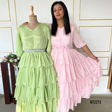 Load image into Gallery viewer, BT2273 Enchanting Mom &amp; Baby Twirl Dress – A Fairytale Duo Look! 👩‍👧✨
