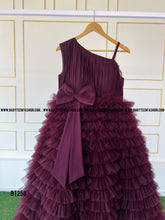 Load image into Gallery viewer, BT258 Regal Ruffle Elegance Dress - A Majestic Match for Mom &amp; Baby!
