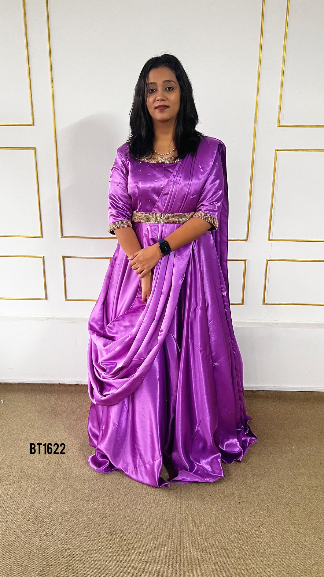 BT1622 Shimmer in Sync: Mother-Daughter Luxe Party Gowns