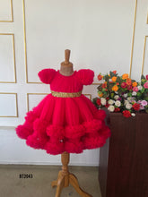Load image into Gallery viewer, BT2043 🎀 &quot;Royal Ruby Celebration Dress&quot; 💫
