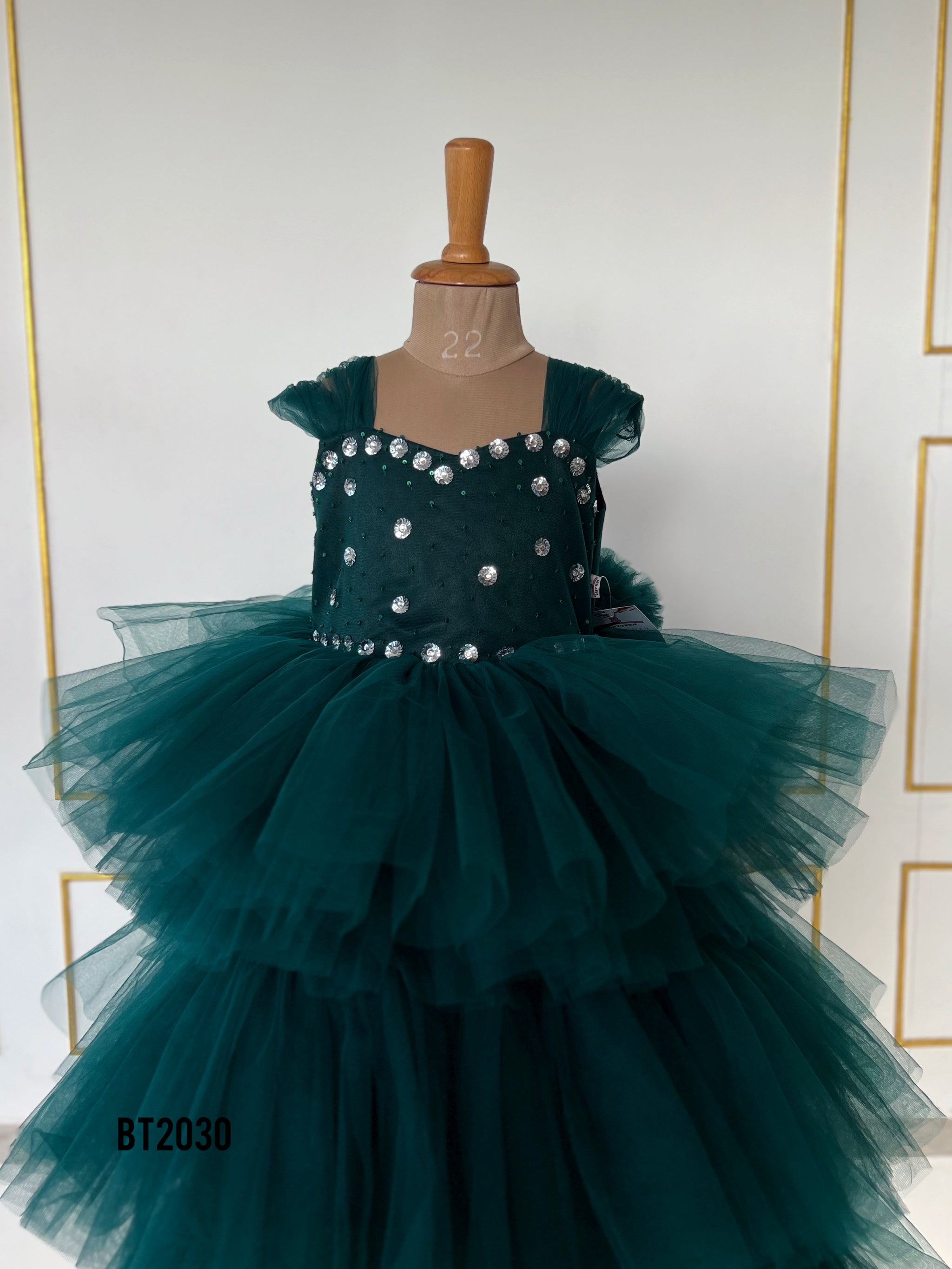 BT2030 Emerald Princess Glam Dress for Magical Moments BabyTeen Fashion BT2030 Emerald Princess Glam Dress for Magical Moments BabyTeen Fashion