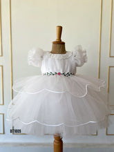 Load image into Gallery viewer, BT1809 Whispering White: An Ethereal Tulle Dress for Little Angels
