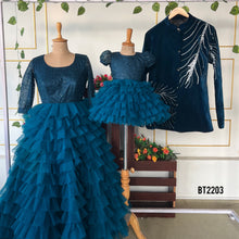 Load image into Gallery viewer, BT2203 Teal Family Combo: Dazzle Together in Style 💙✨
