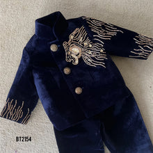 Load image into Gallery viewer, BT2154 Royal Blue Majesty Party Wear Jhodpuri For Little Boys 👑✨
