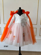 Load image into Gallery viewer, BT1687 Ocean Theme Appliqué Birthday Frock
