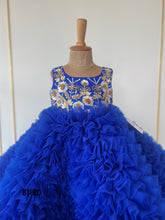 Load image into Gallery viewer, BT1903 Luxe Regal Blue Bloom Gala Gown

