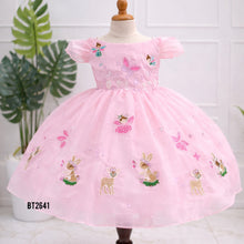 Load image into Gallery viewer, BT2641 Enchanted Pink Fairy Princess Birthday Dress for Baby Girls
