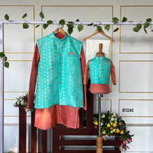 Load image into Gallery viewer, BT2242 🕌 Regal Ethnic Charm – The Ultimate Festive Look for Your Little Prince! ✨👑
