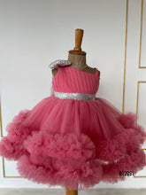 Load image into Gallery viewer, BT2031 Sparkle &amp; Grace: Pink Glam Party Dress for Your Princess 👑✨
