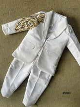 Load image into Gallery viewer, BT2063 Royal Party Wear Suit with Golden Lion Embroidery for Your Little Boys 👑✨
